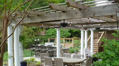 Lutherville Outdoor Kitchen and Heated Patio I Photo